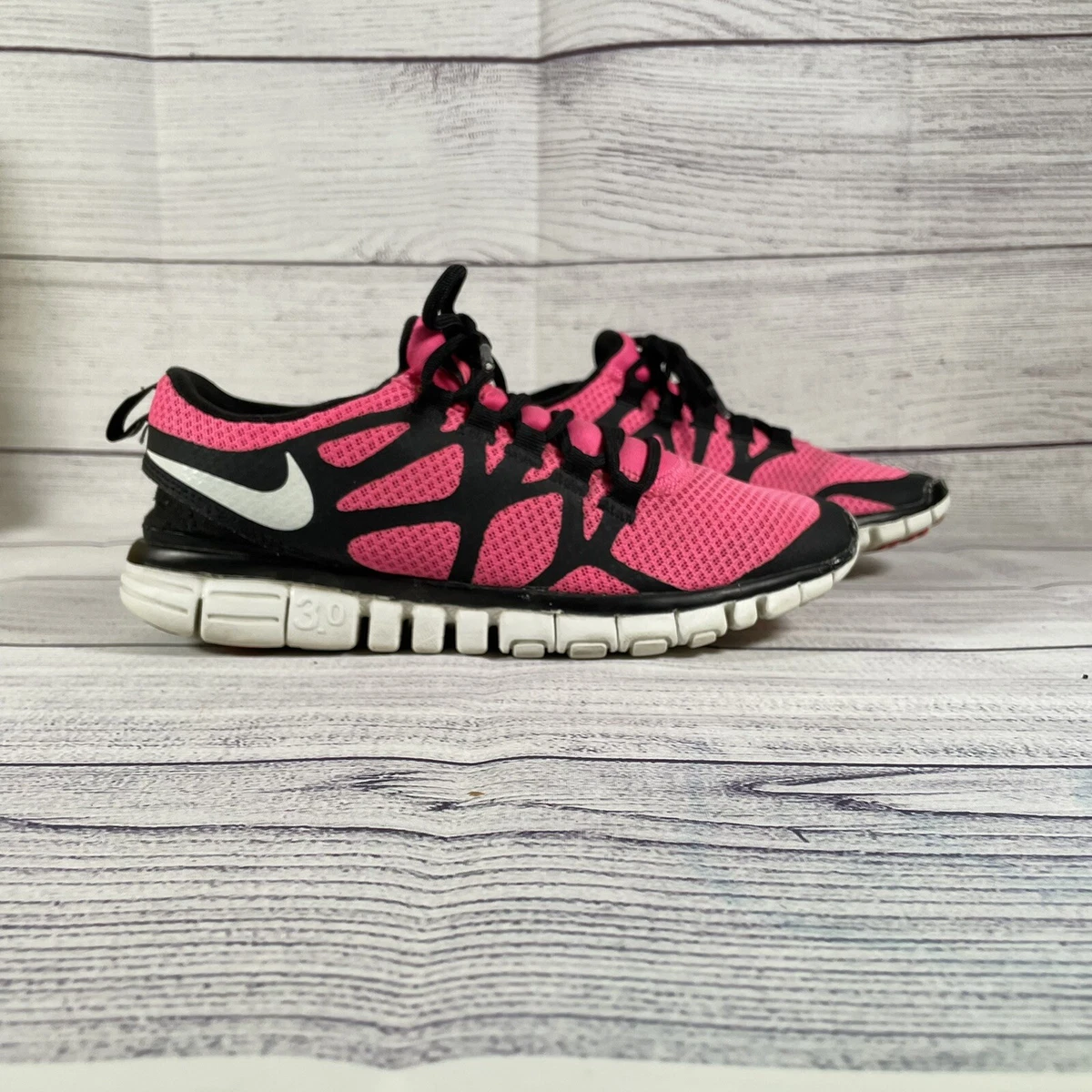 Goma Todo el tiempo facultativo Nike Free Run 3.0 V3 Women&#039;s Running Shoes Sneakers Pink Sz. 8 -  454079-610 | eBay