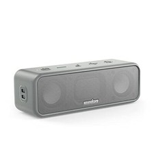 Anker Soundcore 3 Bluetooth Speaker, IPX7 Waterproof, Titanium Driver Gray