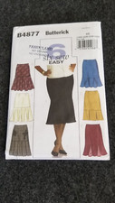 BUTTERICK B4877 WOMENS' PETITE SKIRTS Sewing Pattern 6 Sew Easy UNCUT