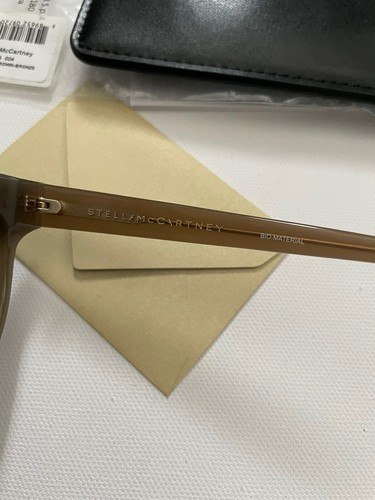 Stella McCartney SCO100S 004 BROWN BRONZE 61 star studded mirrored oversized - Picture 7 of 7