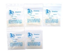 Dental Latex Rubber Bands 5 Packs 1/8" Orthodontic Medium Force Elastics New