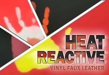 Vinyl Upholstery Temperature Change Heat Reactive Faux PU Leather 54" Sold BTY
