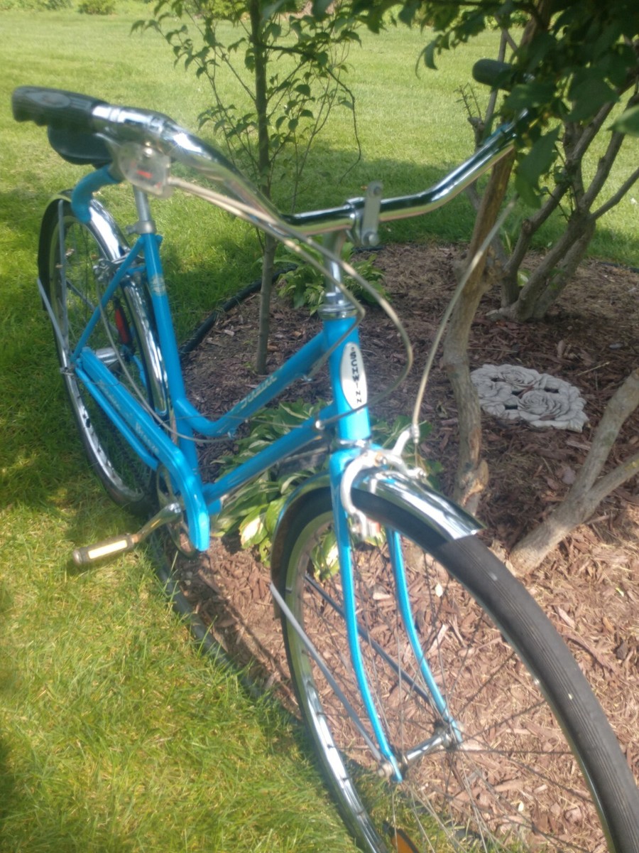 Vtg Schwinn Breeze Women's / Ladies 3 Speed Baby BLUE 70's Sturmey