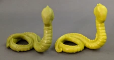 Faceless Nagas 1980s Dragonriders of the Styx DFC Fantasy Green Plastic Set #2