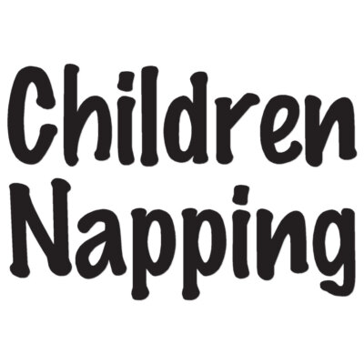 Children Napping - Vinyl Decal Sticker - Multiple Color & Sizes - ebn1571