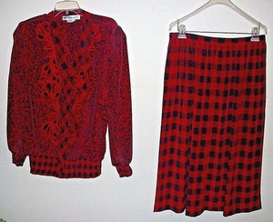 ladies red dressy blouses