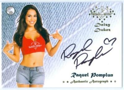 RAQUEL POMPLUN ''AUTOGRAPH CARD'' BENCHWARMER DAIZY DUKEZ 2015