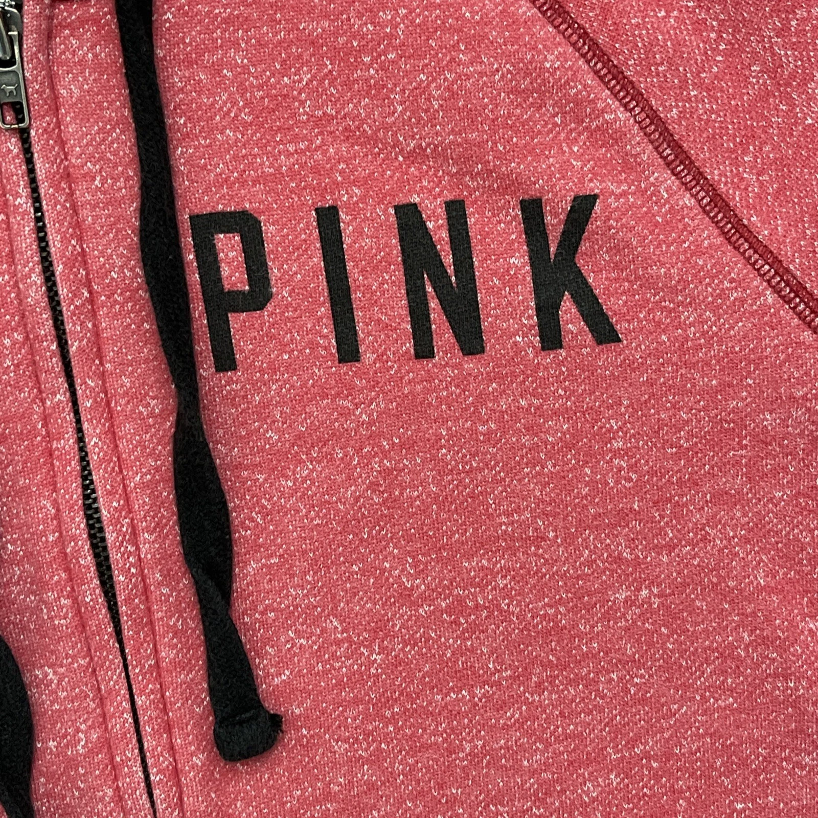 UNDERCOVER Felpa con cappuccio grafica Victoria Secret rosa ""Love PINK"" taglia small