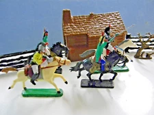 4 French Napoleonic Mounted Cavalry 1815 Napoleonic 1/32nd (April. Listing)