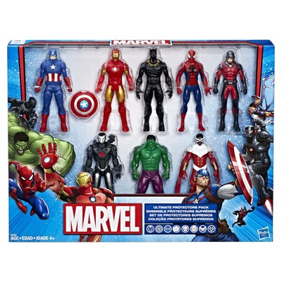 Marvel E4252 Avengers Ultimate Protectors Action Figures 8 Pieces