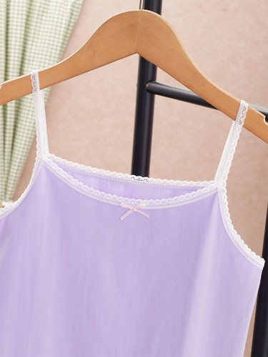 Girls Basic Camisole Vest Spaghetti Straps Tank Tops Sport Dance Undershirts - Picture 28 of 73