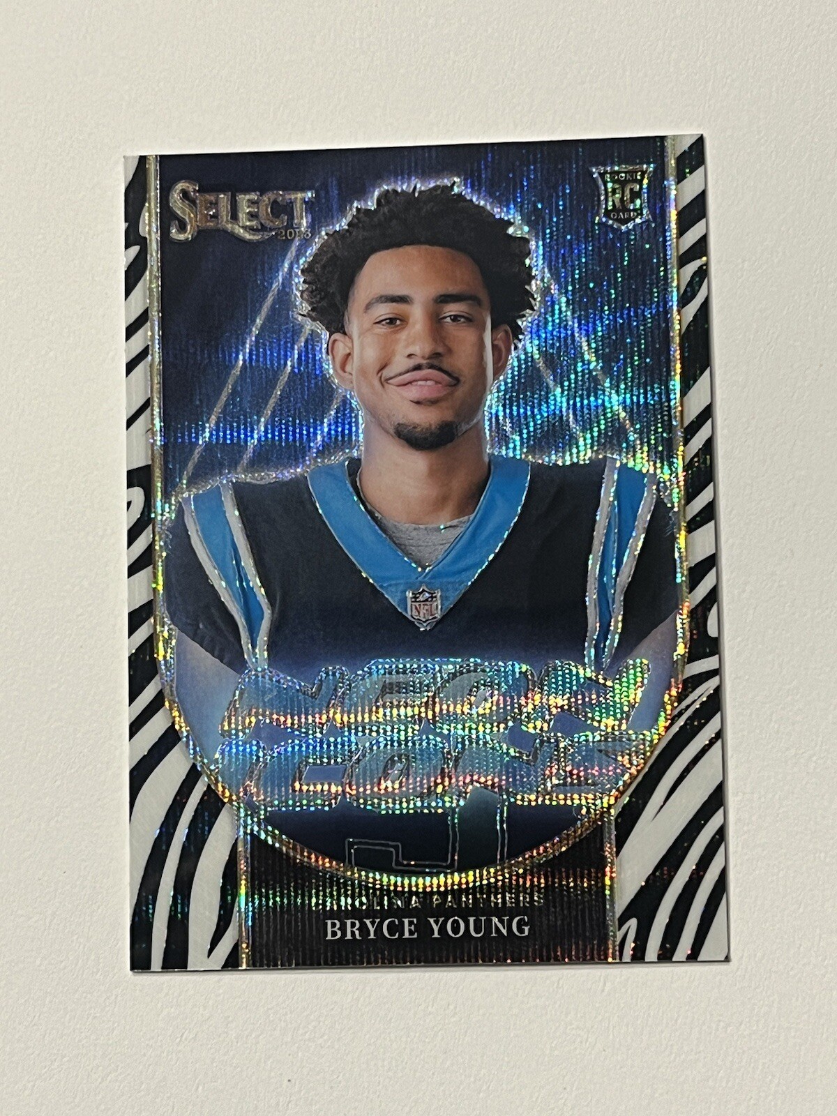 2023 Panini Select Football Bryce Young Zebra Rookie Neon Icons  Prizm - SSP 🔥