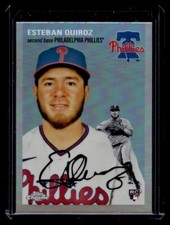 2023 Topps Chrome Platinum Esteban Quiroz Refractor RC #176
