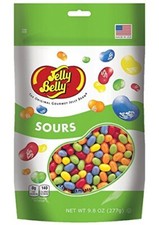Jelly Belly 5 Sours Flavors Jelly Beans - 9.8 oz Resealable Stand Up Pouch