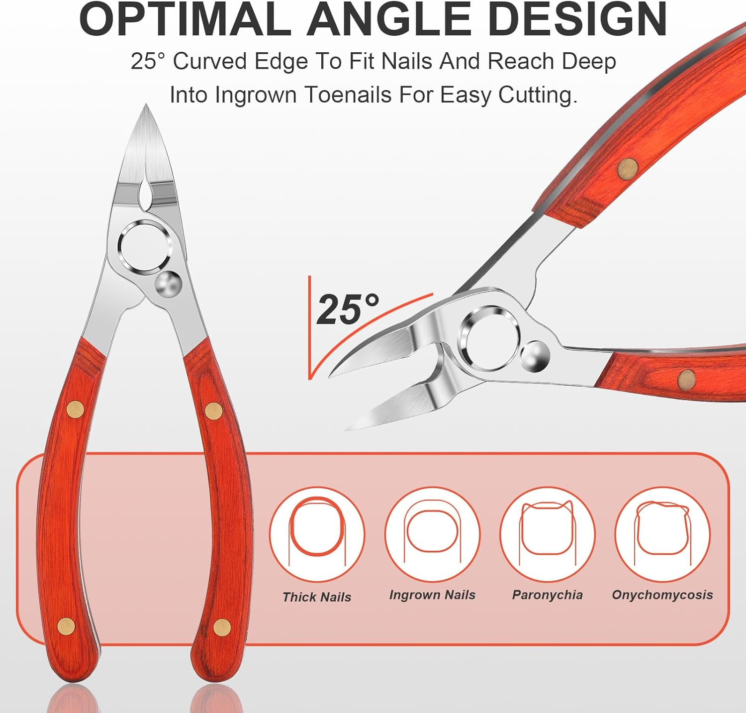 Ingrown Toenail Removal Kit, 3Pcs Professional Ingrown Toenail Tool Toe