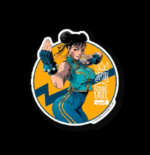 Sticker Cammy Street Fighter 6 CAPCOM40th×B-SIDE LABEL - Meccha Japan