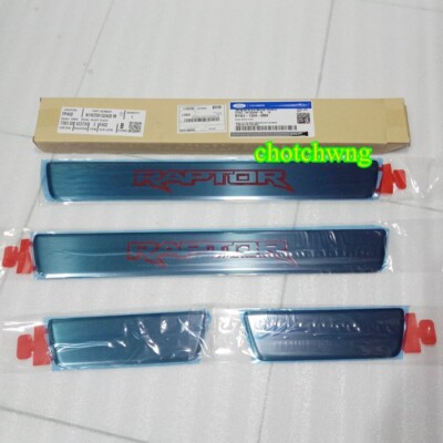 Ford RAPTOR Car Door Sill Protector Decal Scuff Plate GENUINE no. N1WZ99132A08M
