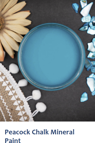 DIXIE BELLE Chalk Mineral Paint Peacock Blue Turquoise Water Based Free Shipping