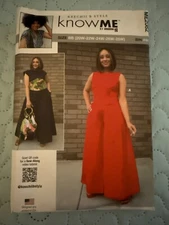 Know Me By Mimi G Sewing Pattern #ME2002 For Womens Jumpsuit Size BB (20W-28W)