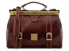 Italian Leather Shoulder Bag For Women full Grain Hand Stained Vegetable Tanned 