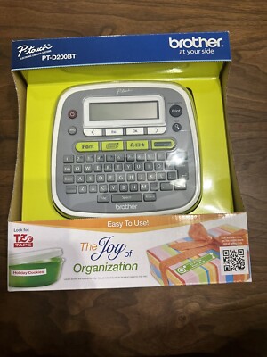 Brother Model PT-D200BT P-touch Electronic Labeling System Organizer Brand New