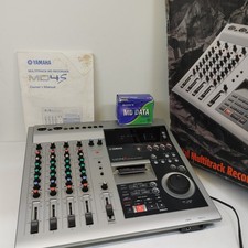 Yamaha MD4S Multitraccia MD Recorder 4 tracce Mixer Board con scatola 5 dischi funzionante