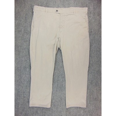 Peter Millar Pants Mens 42x27 Crown Crafted Beige Chino Luxury Casual Trousers