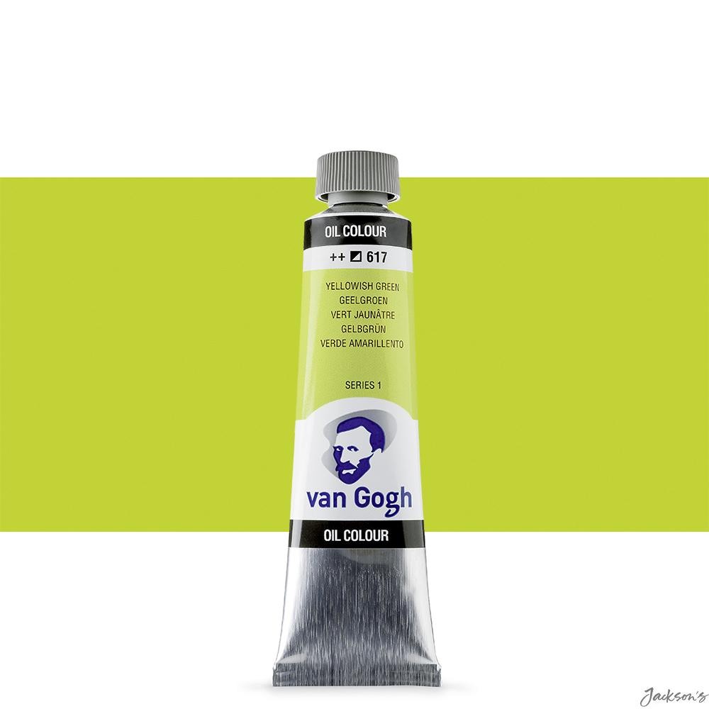 Royal Talens Van Gogh Oil Paint Pigment 40ml Tube Yellowish Green S1
