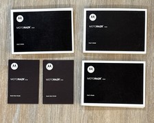 MOTORAZR VE20 Cell Phone User's Guide Manual LOT Quick Start FREE SHIP