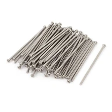60pcs M2 x 50mm 304 Stainless Steel Crosshead Phillips Round Head Screws Bolt