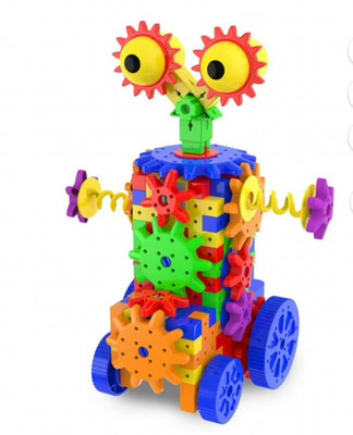 Techno Gears Dizzy Droid Construction Set STEM Build - 50+ Pieces NIB