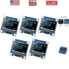 5 Pcs 0.96 Inch OLED I2C IIC Display Module 12864 128x64 Pixel Mini Self-Lumi...