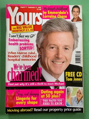 YOURS Aug-2005 MICHAEL ASPEL Lorraine Chase Ronnie Barker Ruby Murray Aled Jones
