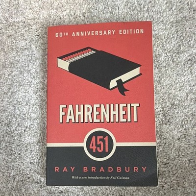 Ray Bradbury Fahrenheit 451 60th Anniversary Edition 2012 Paperback S&S