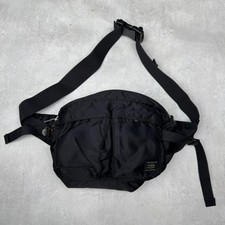 Porter Yoshida and Co Tokyo Made in Japan Cross Body Waist Bag Black