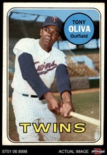1969 Topps #600 Tony Oliva Twins HOF 4 - VG/EX