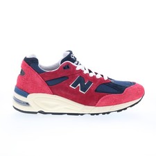 New Balance 990 V2 Teddy Santis Made in USA Mens Red Sneakers Shoes