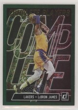 2019-20 Panini Donruss Complete Players Green Flood LeBron James #16 hs9