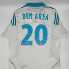 Ben Arfa #20 Marseille 2008/2009 Home ORIGINAL Adidas VTG Rare Soccer Jersey (L)