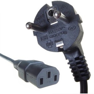 Group Gear Connektgear Standard Netzkabel 2 m Europa für Monitor Computer Notebo