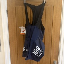 Culotte con tirantes de ciclismo deportivo para hombre NRG Cycles Bodyfit almohadilla de asiento profesional talla XXXlarge