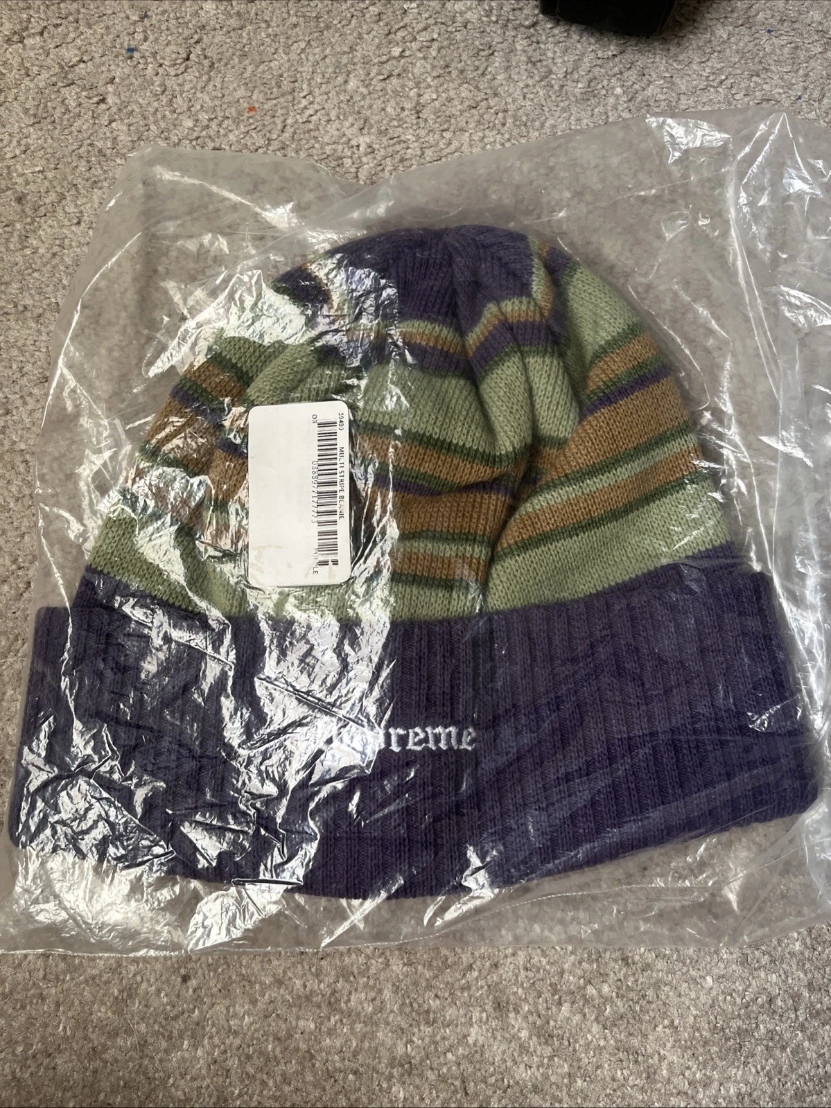 Bonnet Supreme Multi Stripe Violet OS F/W 16