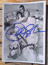 Sean Connery & Jill St John Autogramm " JAMES BOND 007 "  13x18 DIAMONDS ARE....