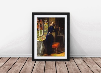 John Everett Millais Mariana präraffaelitischer gerahmter Kunstdruck