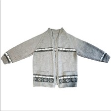 VINTAGE Hand Knit Artisan Wool Sweater Small / Medium Fit