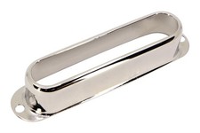Metal Strat Single Coil "OPEN STYLE" Pickup Cover - Nickel