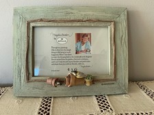 Poinçon ancien : Cadre photo 3D "OISEAUX EN POTS" de Marjolein Bastin - 4" X 6"