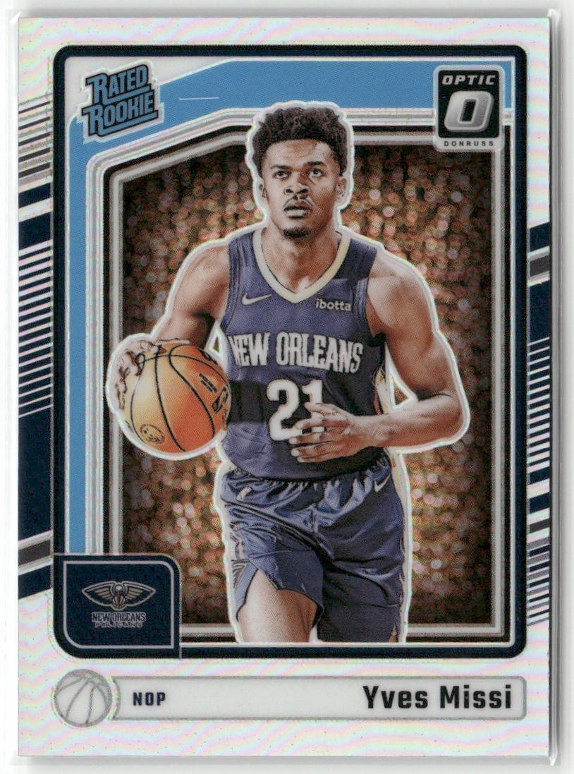 2024-25 Panini Donruss optic- Rated Rookie Silver Holo Prizm #265 Yves Missi