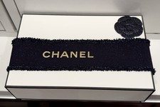 Authentic CHANEL Small/Medium Rectangular Gift Storage Box 8.5"x5.5"x3  Ribbon