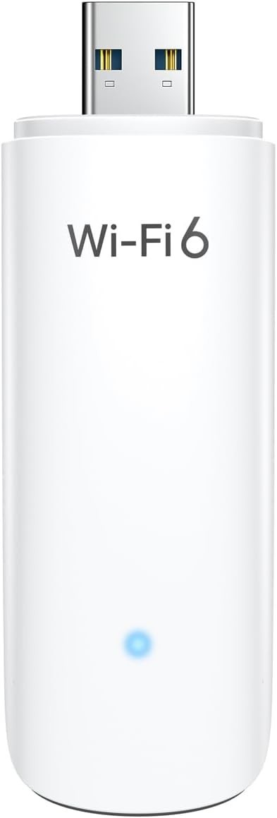 Brostrend Wifi 6 AX1800 USB Adapter Dual Band Wi-Fi Dongle 5Ghz 1201Mbps  2.4Ghz